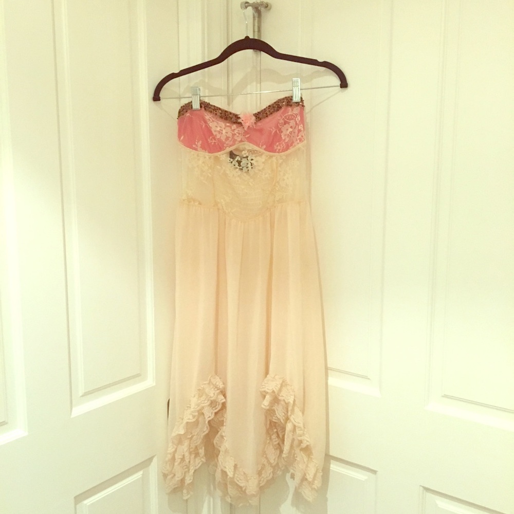Vintage Free People Ballerina Slip Dress